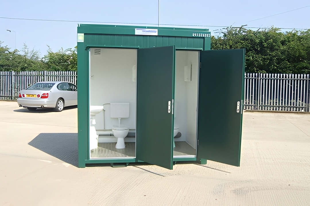 1+1 Double Mains Toilet 8Ft x 5Ft (Green) view 10