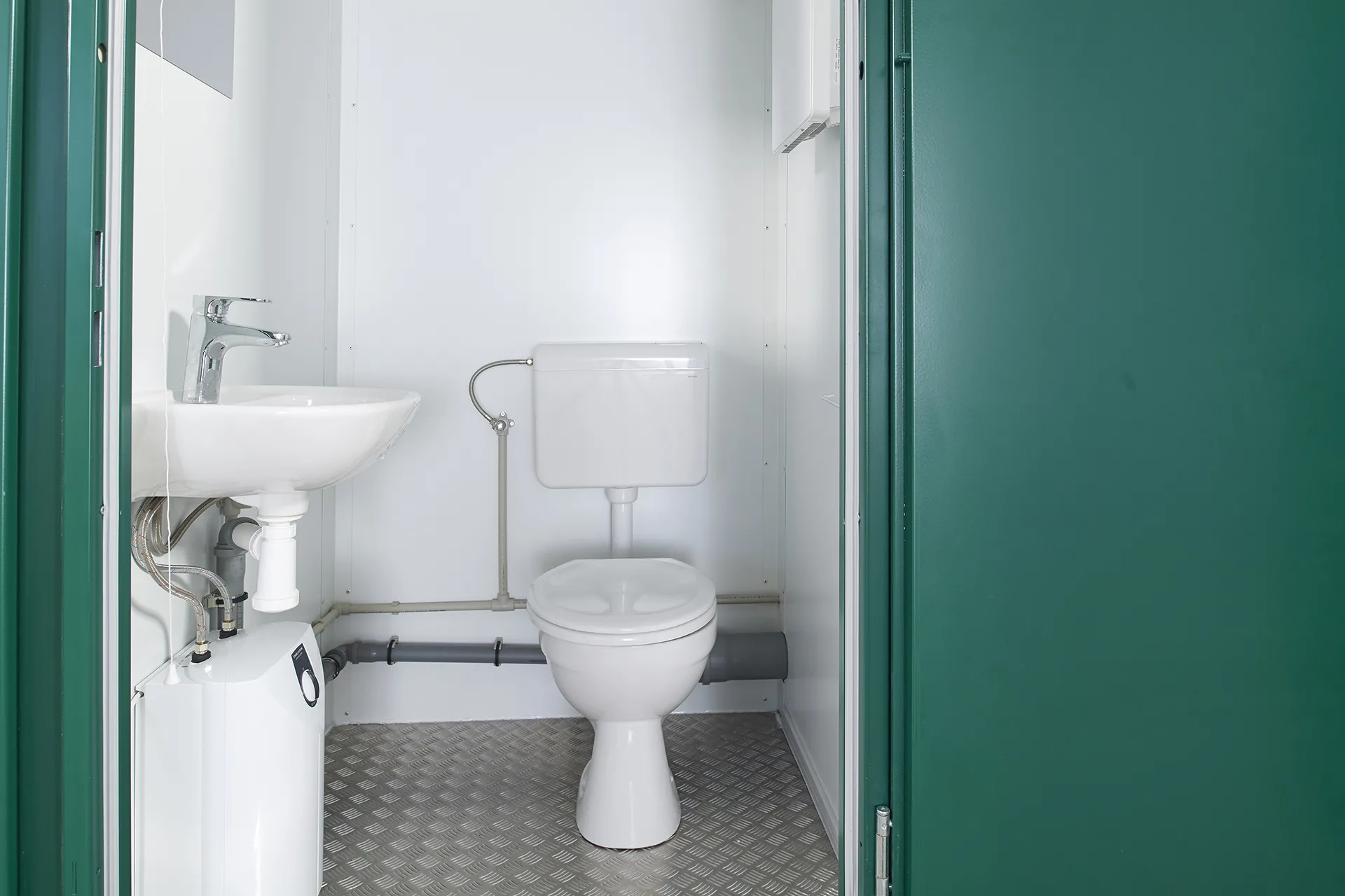 1+1 Double Mains Toilet 8Ft x 5Ft (Green) view 2