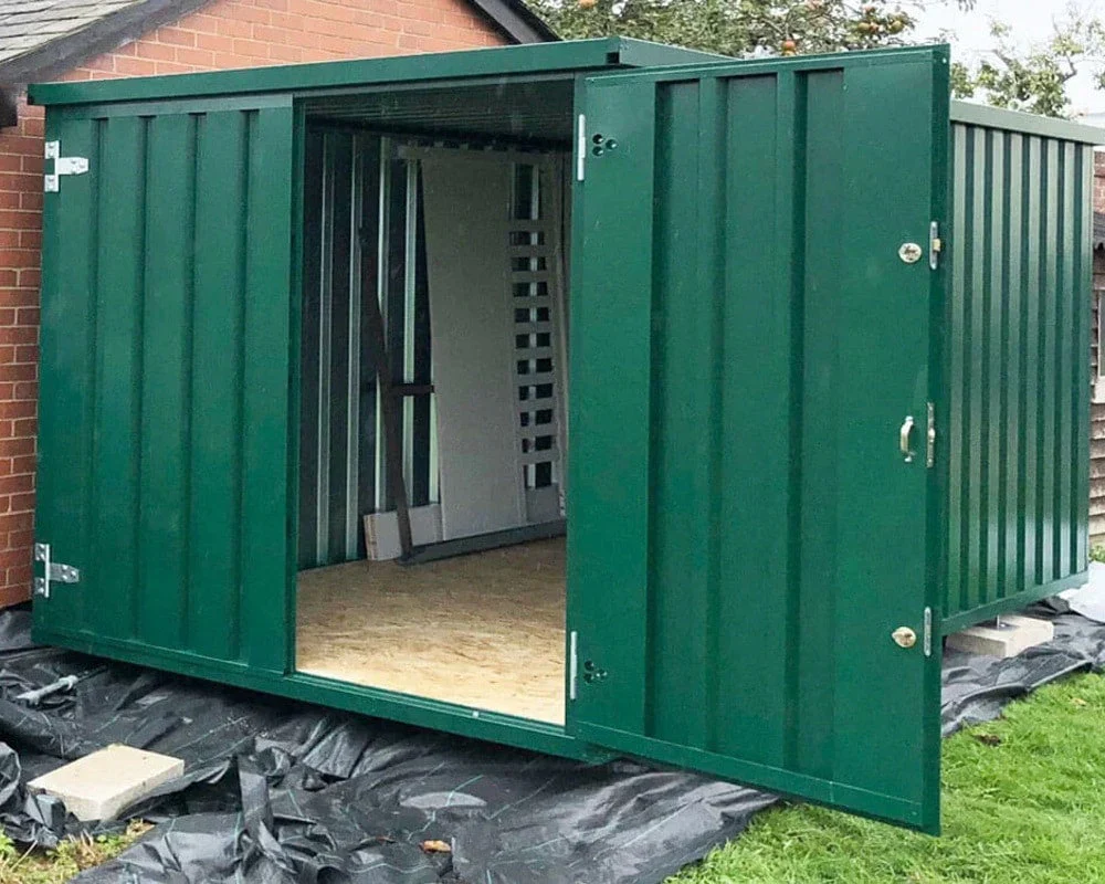 3M X 2.1M Flat Pack Storage Container view 3