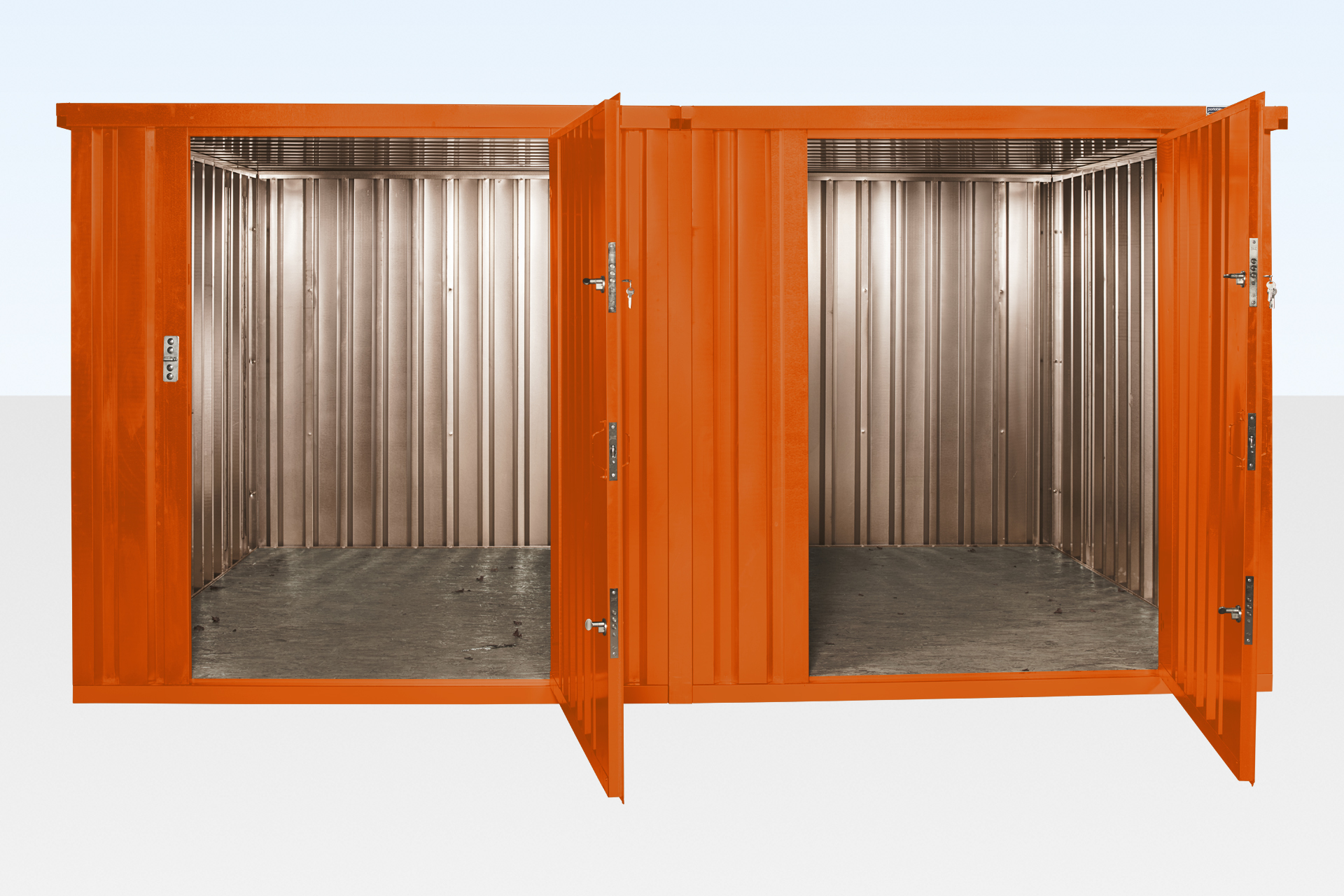 3M X 4.2M Side Linked Flat Pack Container (Powder Coated) view 3