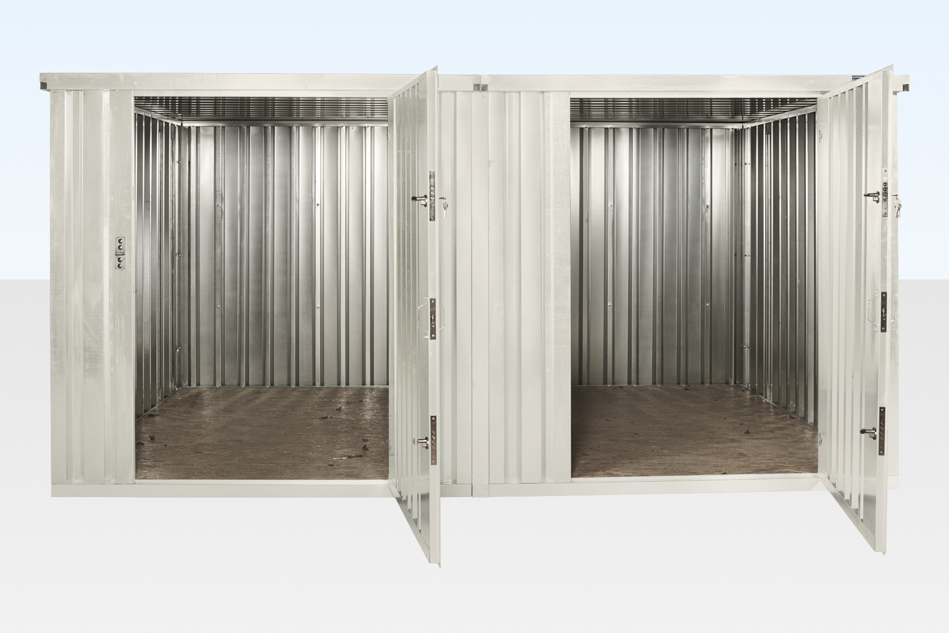 3M X 4.2M Side Linked Flat Pack Container (Powder Coated) view 4