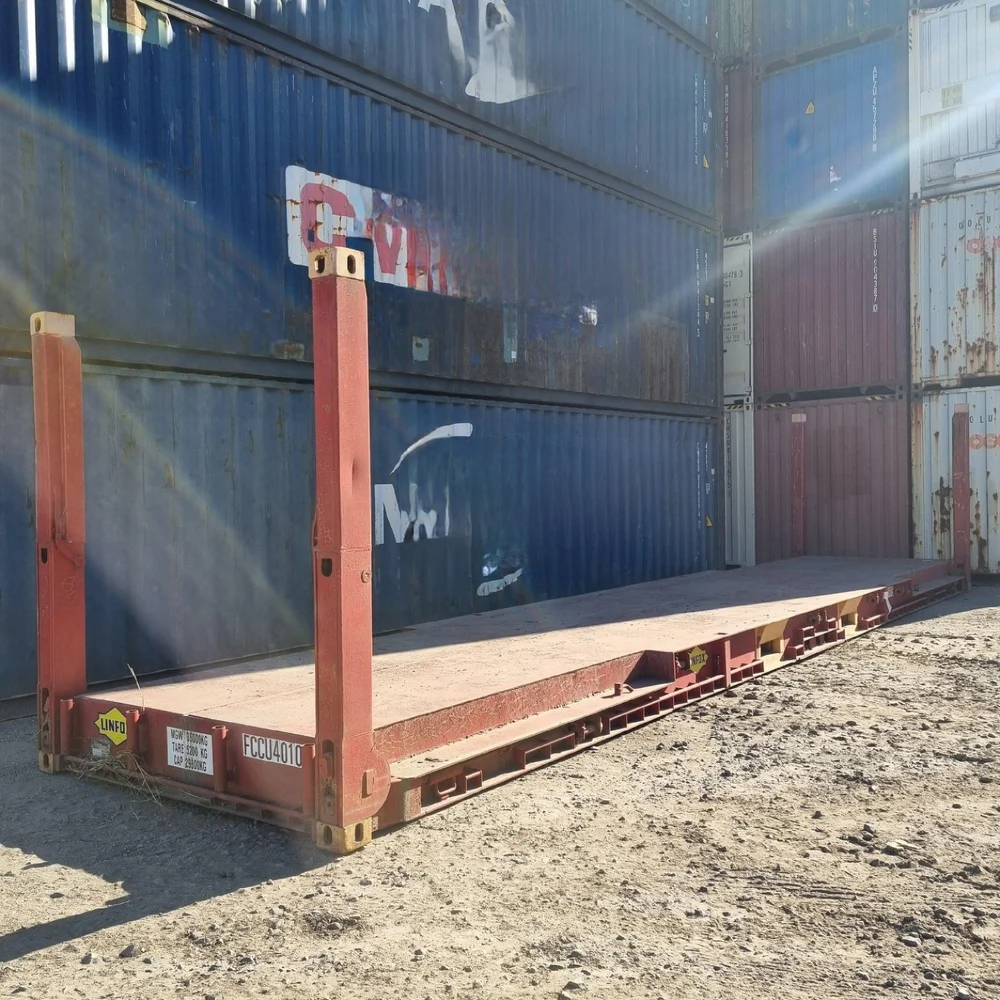 40Ft Used Collapsible Flat Rack Containers view 2