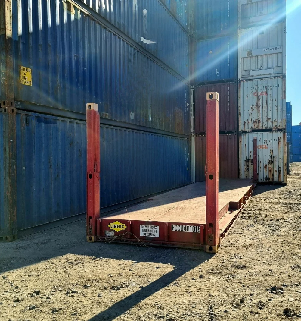 40Ft Used Collapsible Flat Rack Containers view 3