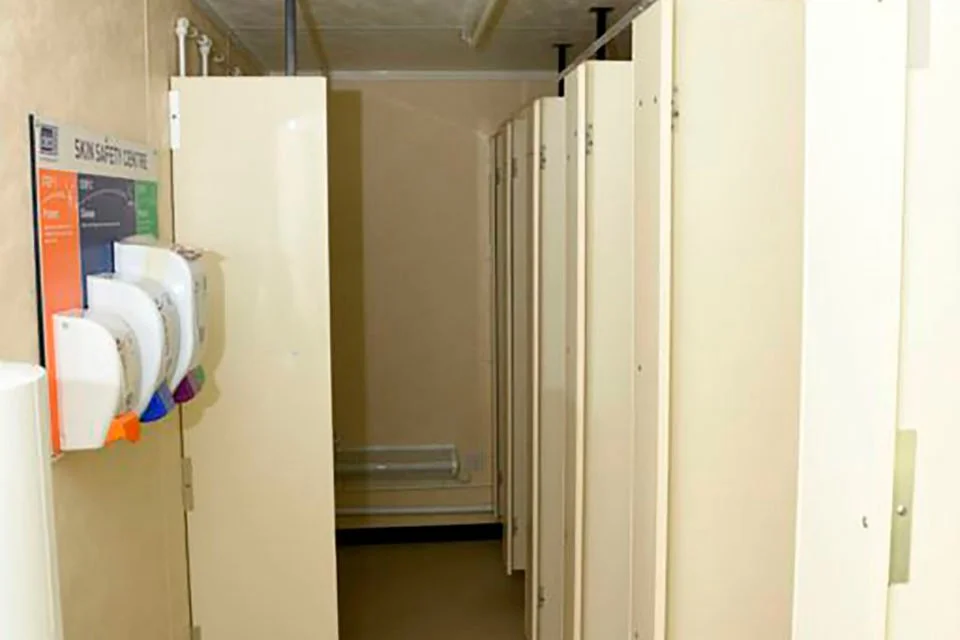 5 Steel Toilet Cabin USA 20Ft x 9Ft view 2