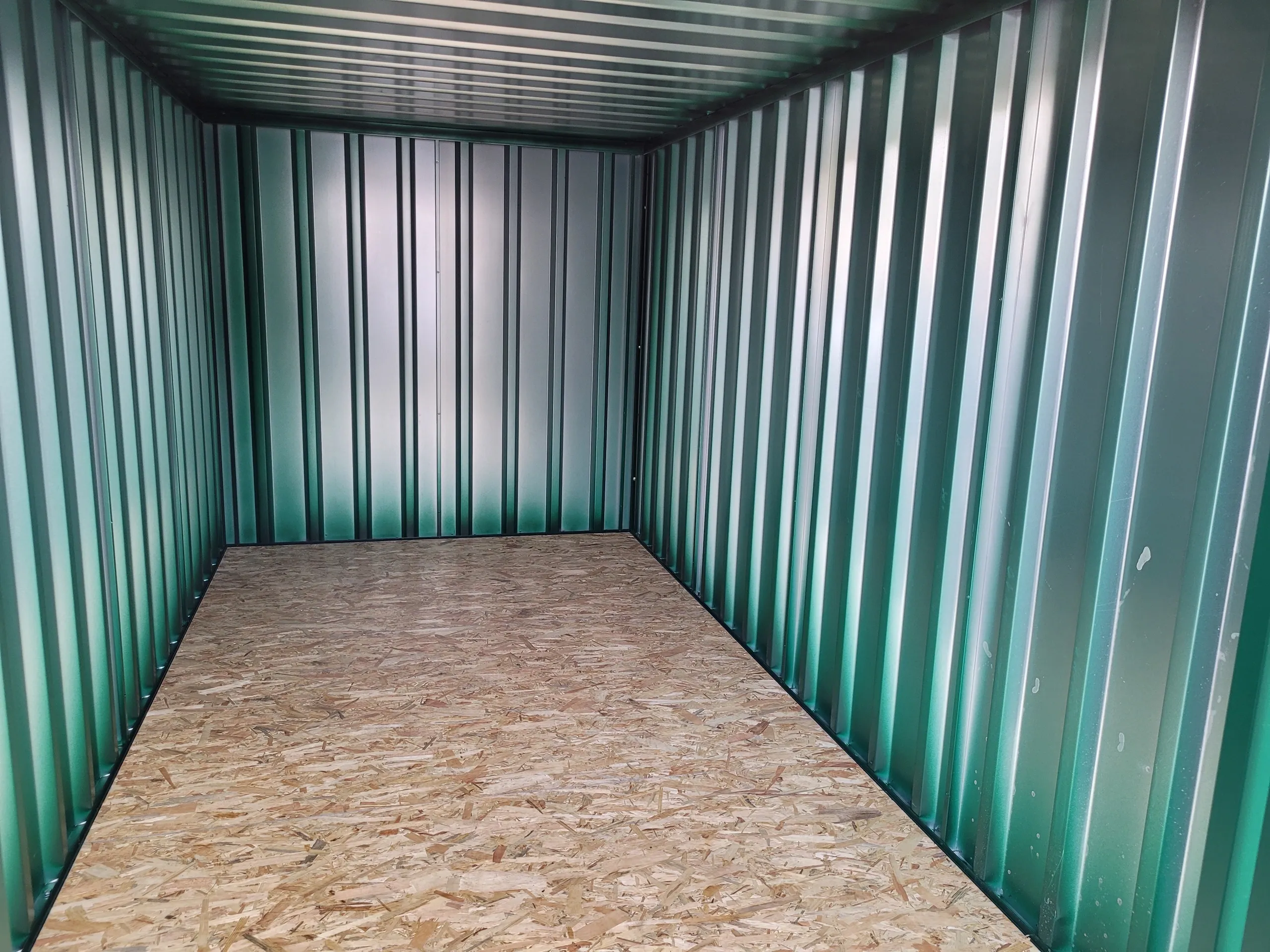 6M X 2.1M End Linked Flat Packed Container Bundle (Powder Coated) view 2