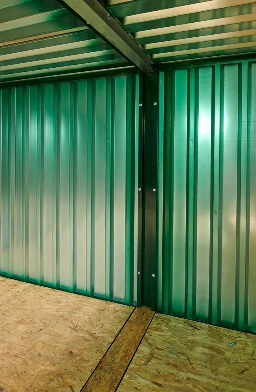 8M X 2.1M End Linked Flat Packed Container Bundle (Powder Coated) view 3